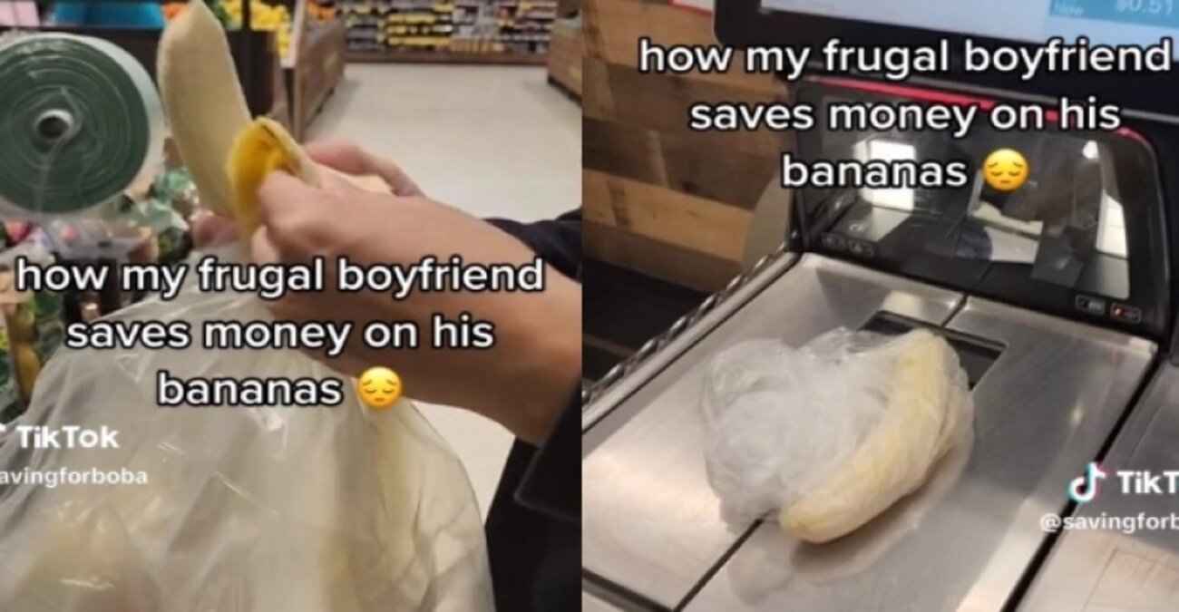 TikToker ξεφλουδίζει μπανάνες πριν τις ζυγίσει για να... γλιτώσει χρήματα  - Δείτε βιντεο