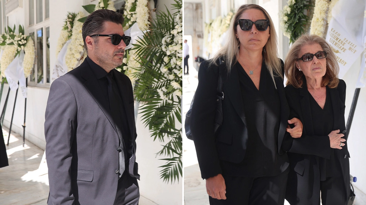 Το τελευταίο αντίο στον Δημήτρη Κωνσταντάρα στο Α' Νεκροταφείο - Δείτε φωτογραφίες