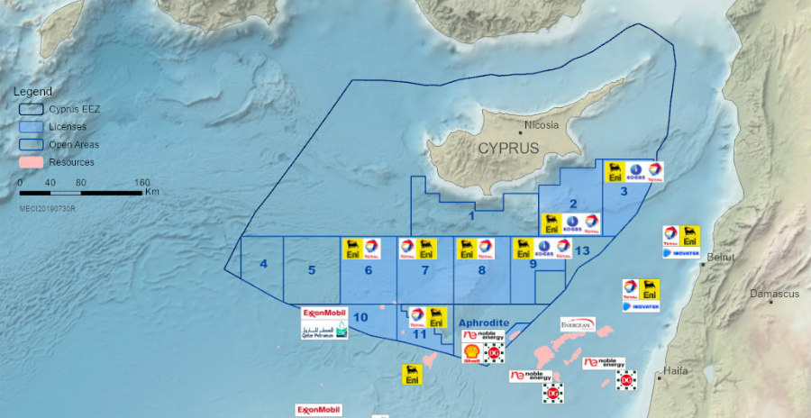 Τις έκνομες ενέργειες της Τουρκίας στην ΑΟΖ Κύπρου θα συζητήσουν οι ΥΠΑΜ Κύπρου και Ισραήλ