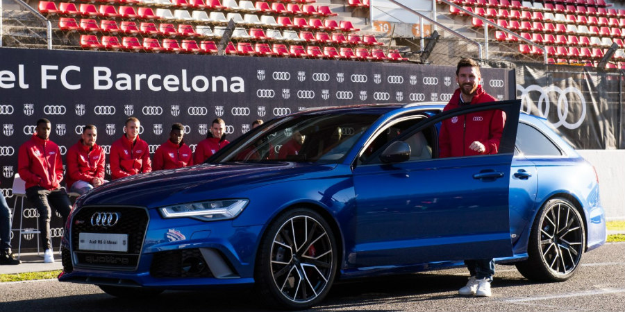 Ο Messi και η παρέα του οδηγούν τα ολοκαίνουρια μοντέλα της Audi