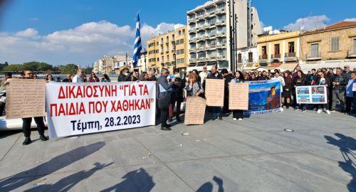 Τραγωδία στα Τέμπη: Πραγματοποιήθηκε στη Λευκωσία η διαμαρτυρία με κεντρικό σύνθημα «Δεν έχω οξυγόνο»