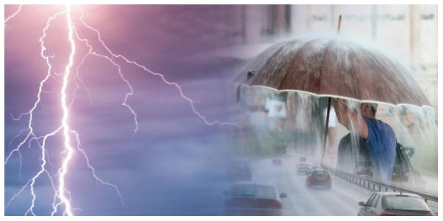 ΚΑΙΡΟΣ ΚΥΠΡΟΣ: Kίτρινη προειδοποίηση - Ερχονται βροχές, καταιγίδες και ισχυροί ως σφοδροί άνεμοι