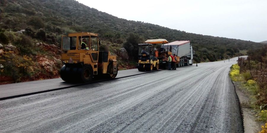 Εργασίες στον δρόμο Λεμεσού – Αγρού