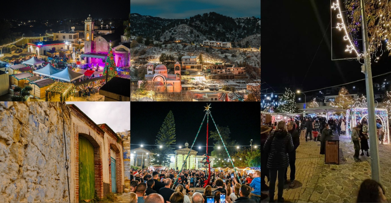 Πέντε κυπριακά χωριά που «φορούν» τα γιορτινά τους – Ιδανικές αποδράσεις για τον Δεκέμβρη