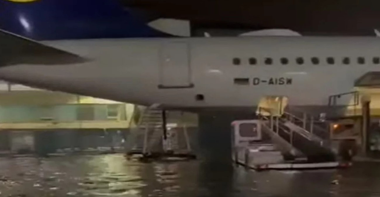 Πλημμύρησε ο αεροδιάδρομος στη Φρανκφούρτη - Ακυρώθηκαν πάνω από 20 πτήσεις λόγω έντονης βροχόπτωσης - Δείτε βίντεο