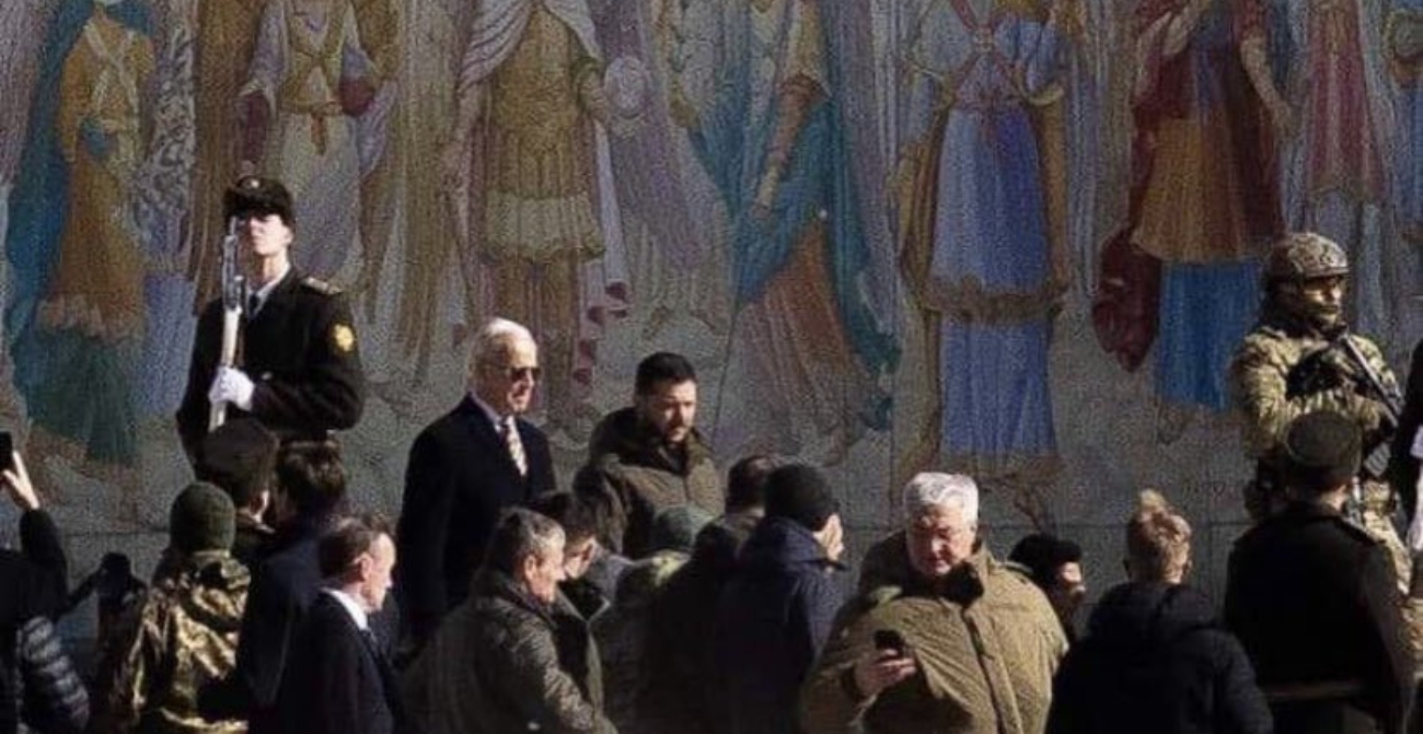 Αιφνιδιαστική επίσκεψη του Τζο Μπάιντεν στο Κίεβο - Βίντεο 