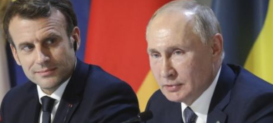Μακρόν στον Πούτιν: Πρόθυμος για άρση ρωσικού εμπάργκο στις ουκρανικές εξαγωγές τροφίμων