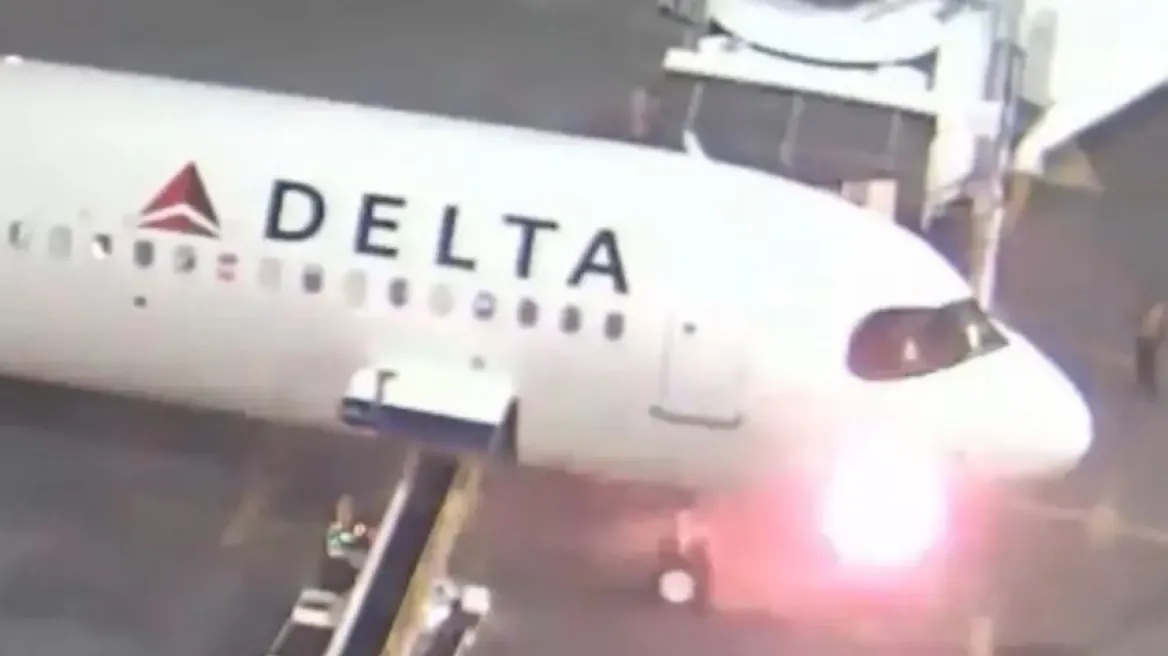 Πανικός μετά από βραχυκύκλωμα σε Airbus της Delta: Η στιγμή της εκκένωσης από τους έντρομους επιβάτες