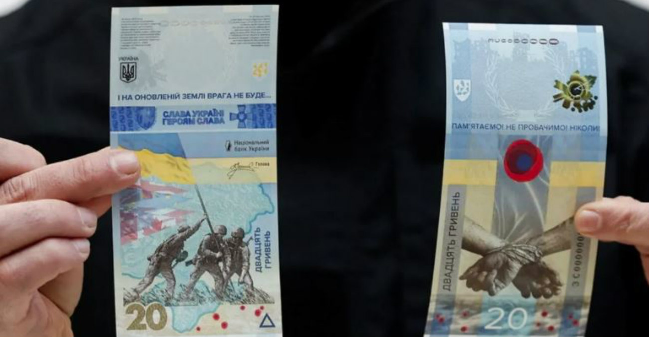 Ουκρανία: Νέο χαρτονόμισμα για την πρώτη επέτειο της ρωσικής εισβολής κυκλοφορεί η κεντρική τράπεζα