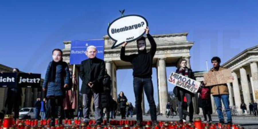 Η πλειοψηφία των Γερμανών τάσσεται κατά του εμπάργκο στη ρωσική ενέργεια