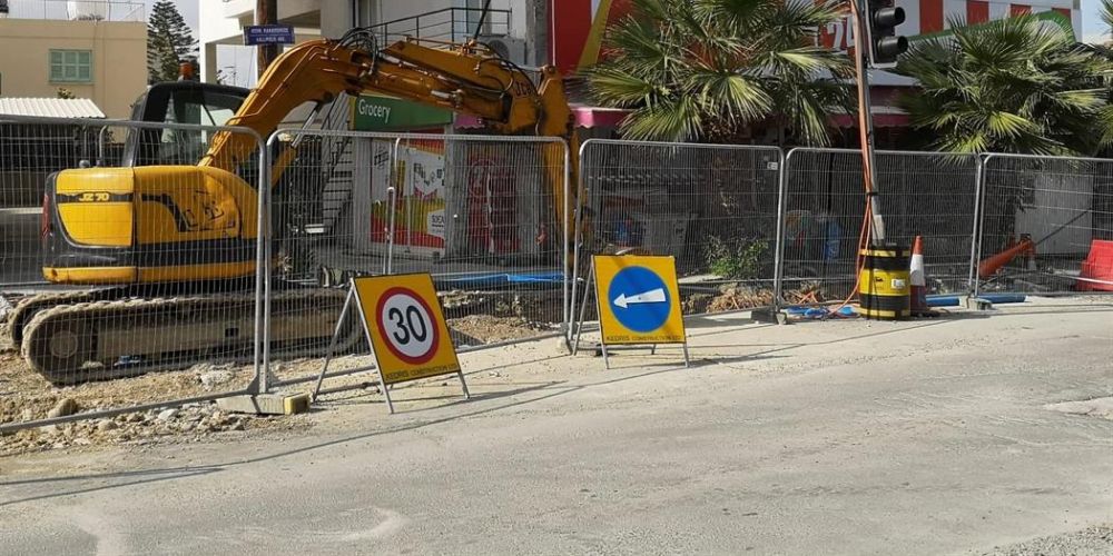 «Εργοτάξιο» η Κύπρος – Οδικά έργα σε όλο το νησί