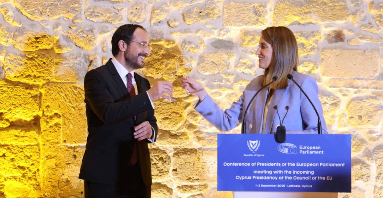 Η Κύπρος έτοιμη για την Προεδρία της ΕΕ: Ισχυρά μηνύματα στο επίσημο δείπνο με τη Μέτσολα