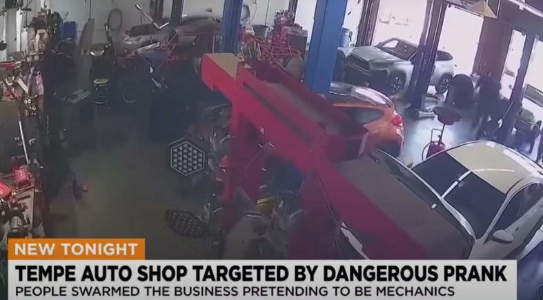 VIDEO: Η φάρσα της χρονιάς έγινε σε συνεργείο της Αριζόνα - Τι συνέβη