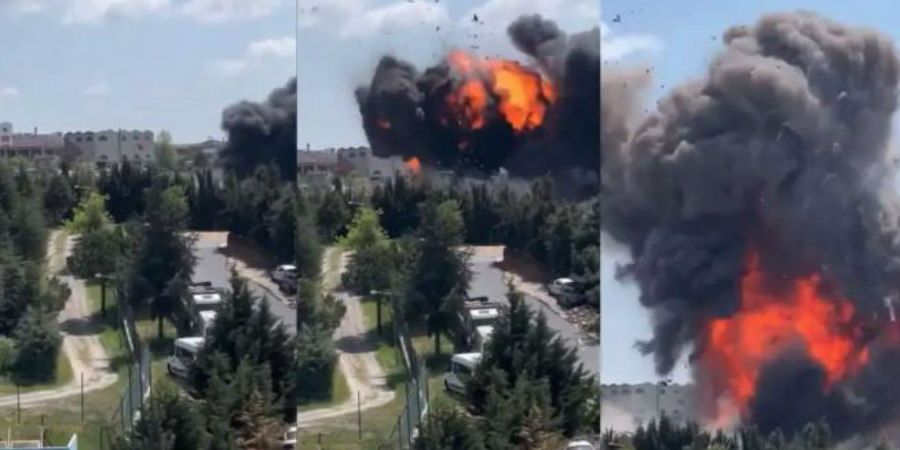 Μεγάλη έκρηξη σε εργοστάσιο χρωμάτων στην Τουρκία - Τρεις νεκροί και 9 τραυματίες