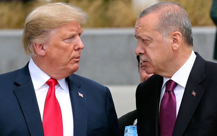 Τηλεφωνική επικοινωνία Ερντογάν με Τραμπ- Είπε θα συντρίψει την Τουρκία ο Αμερικανός Πρόεδρος