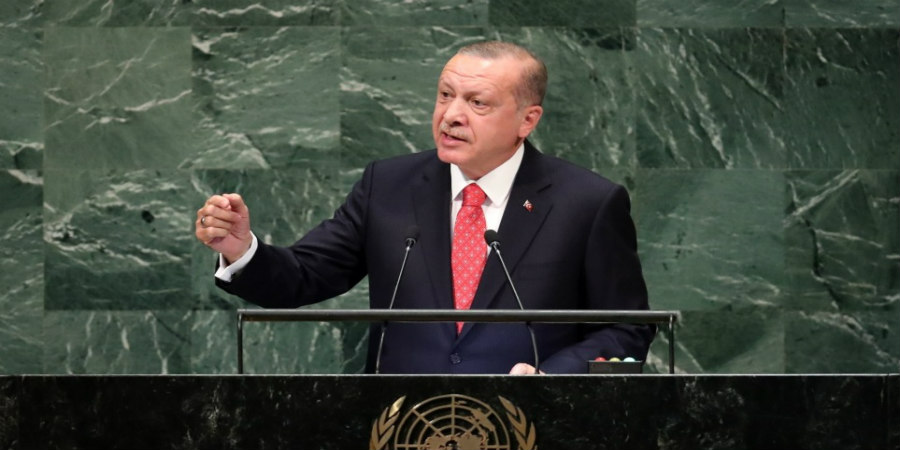 Ερντογάν στον ΟΗΕ: «Στην Κύπρο υπάρχουν δύο κράτη και δύο έθνη, αυτό πρέπει να γίνει αποδεκτό από όλους»