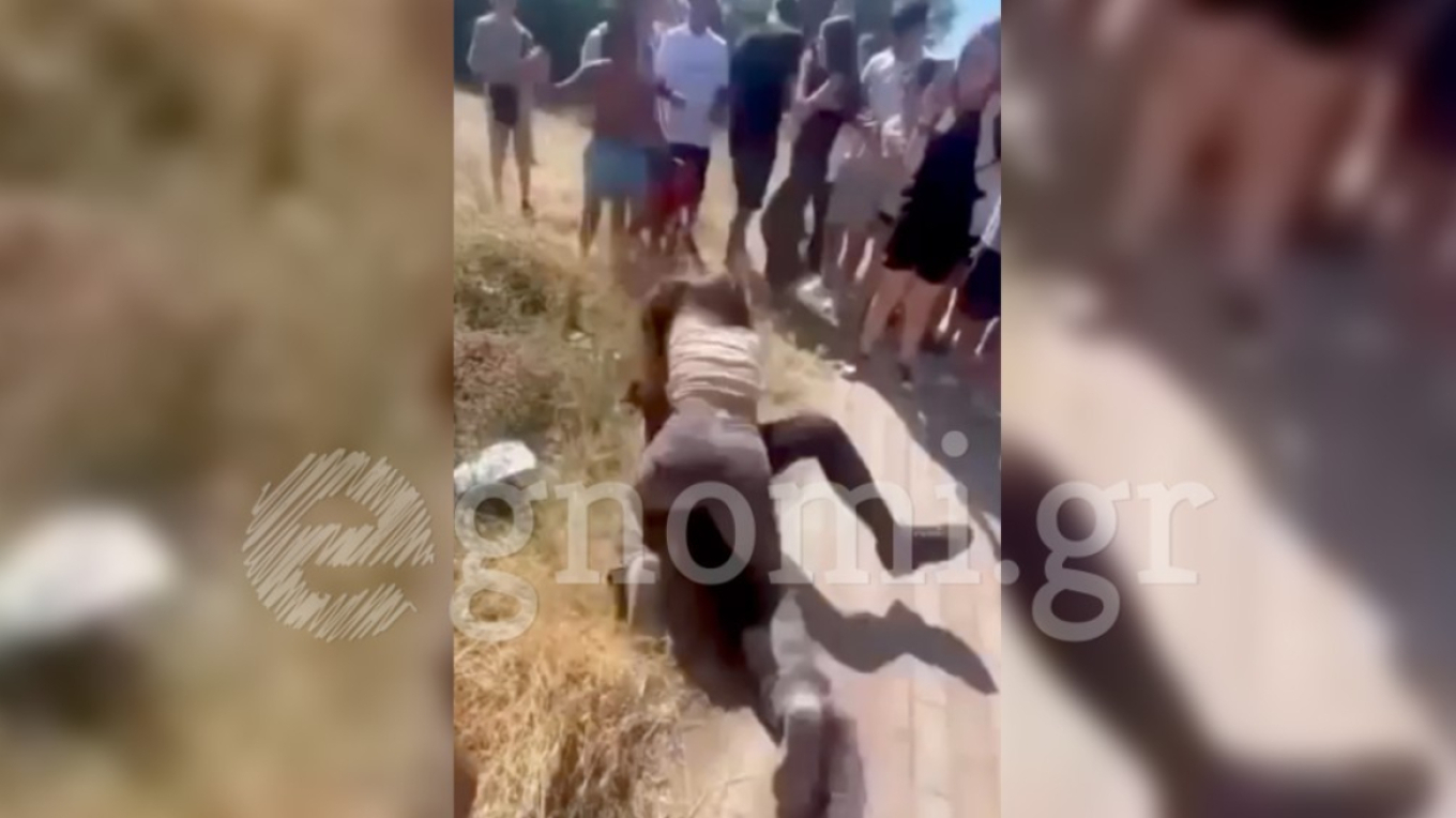 VIDEO: Σοκ στην Εύβοια - Άγριο ξύλο ανάμεσα σε δύο μαθήτριες Γυμνασίου