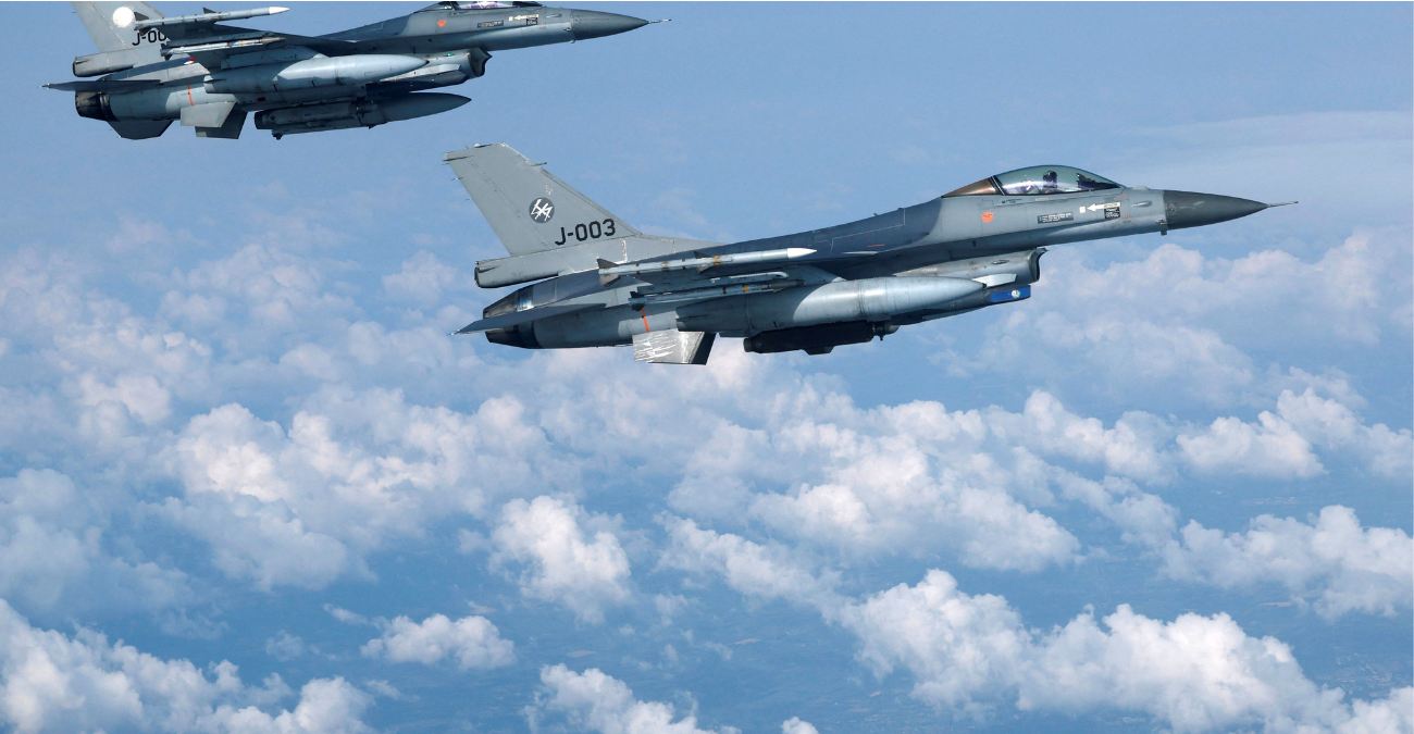 Η Ολλανδία υπόσχεται να παραδώσει έξι ακόμη μαχητικά F-16 στην Ουκρανία