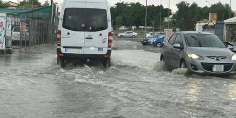 ΛΑΡΝΑΚΑ: Πλημύρισε η πόλη του Ζήνωνα λόγω της νεροποντής – ΦΩΤΟΓΡΑΦΙΕΣ