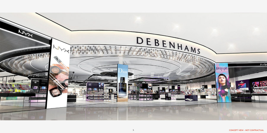 Τhe Mall of Cyprus: Νέα εποχή για τα καταστήματα  Debenhams, Intersport Cyprus και Σκλαβενίτης 