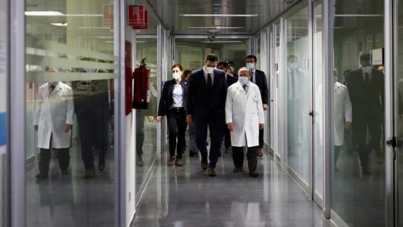Γιατροί και νοσηλευτές στην Ισπανία διαδήλωσαν κατά των περικοπών στον τομέα της Υγείας