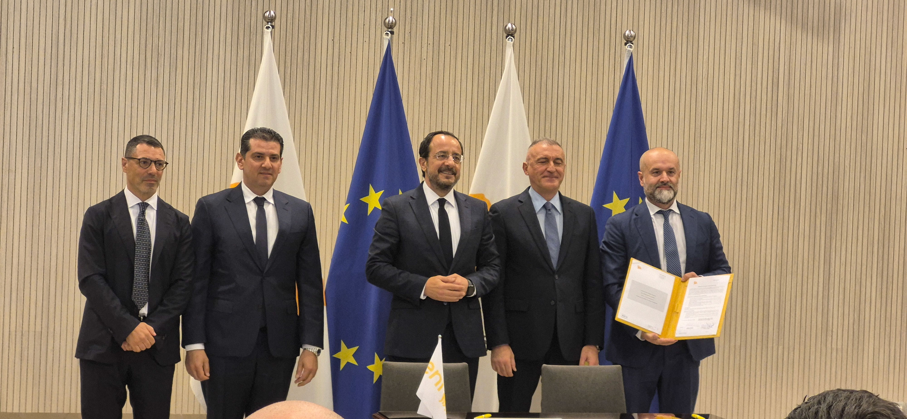  Έπεσαν οι υπογραφές για την ανάπτυξη του κοιτάσματος «Κρόνος» - Ιστορικό ορόσημο για την Κύπρο