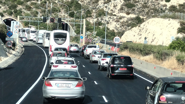 Αποκαταστάθηκε η κυκλοφορία στη σήραγγα του αυτοκινητοδρόμου Πάφου-Λεμεσού μετά από τροχαίο