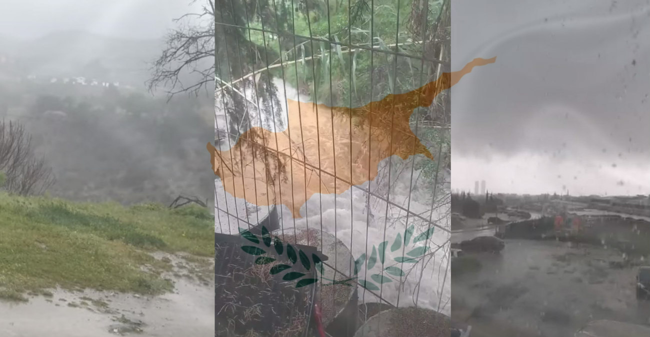 Πάρτε ομπρέλες: «Άνοιξαν» οι ουρανοί σε διάφορες περιοχές της Κύπρου – Δείτε βίντεο