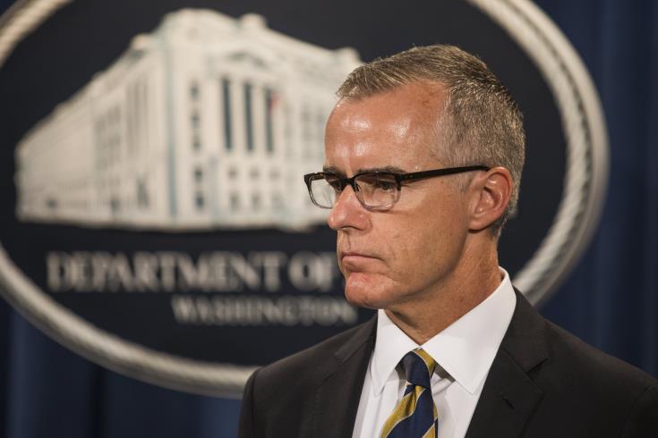 Ο πρώην υποδιευθυντής του FBI απολύθηκε για τα πρακτικά των συνομιλιών του με τον Τραμπ