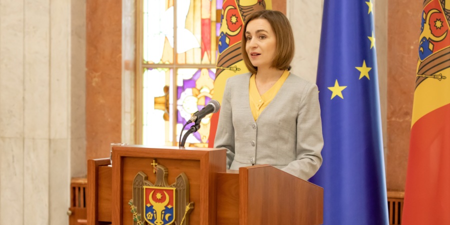 Μολδαβία: Η πρόεδρος Σάντου κατηγορεί τη Ρωσία ότι δεν σέβεται την ουδετερότητα της χώρας