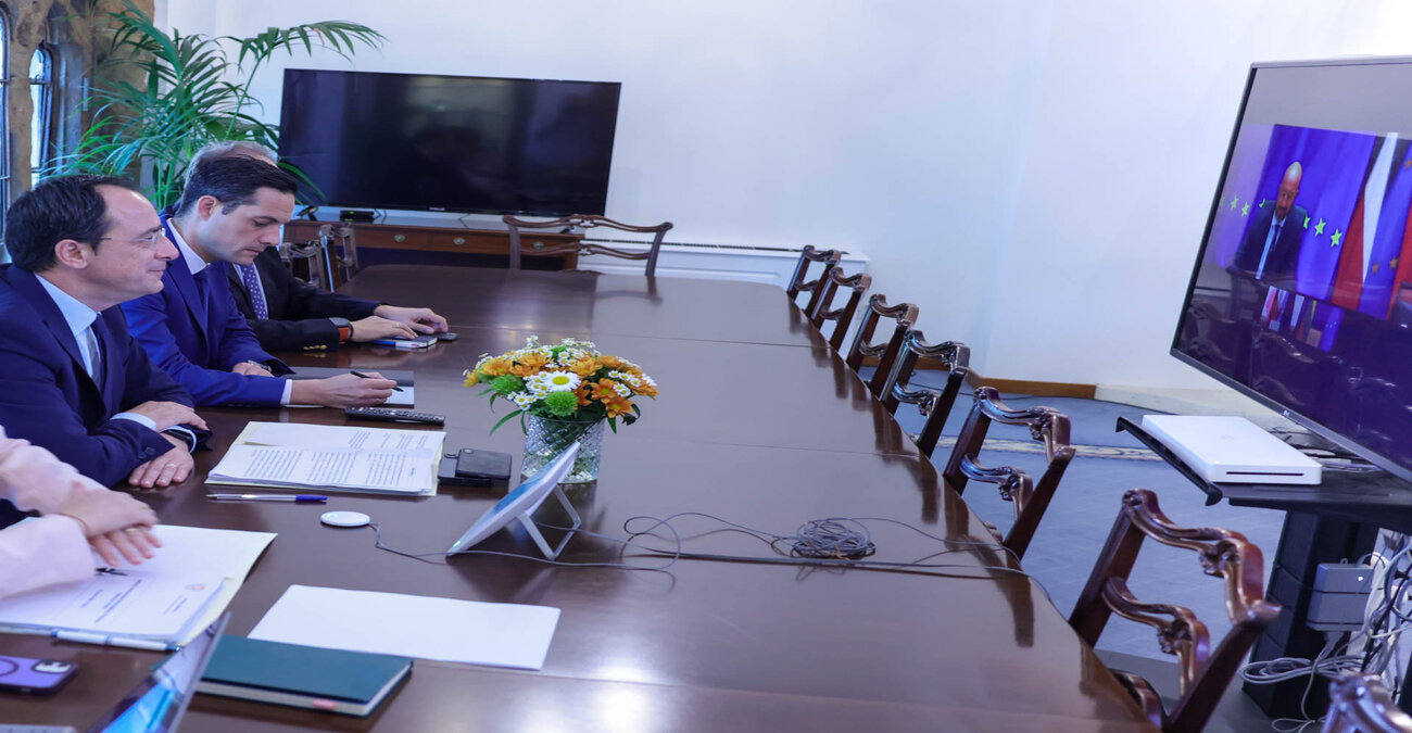 Σε τηλεδιάσκεψη με Σαρλ Μισέλ και ευρωπαίους ηγέτες ενόψει Ευρωπαϊκού Συμβουλίου συμμετείχε ο Πρόεδρος – Τι συζητήθηκε