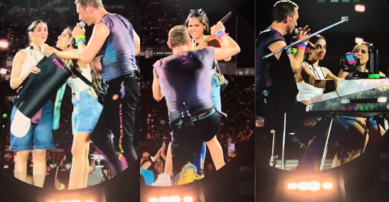 Αυτές είναι οι Κύπριες που βγήκαν στη σκηνή με τους Coldplay - Συγκίνησαν με το μήνυμα τους - Bίντεο
