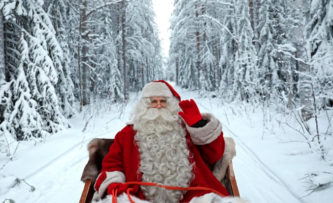 VIDEO: «Τροχαίο» μεταξύ... Άη Βασίλη και βαν κινητής κάμερας στην Κύπρο - «Τι φταίνε οι τάρανδοι οι καημένοι»