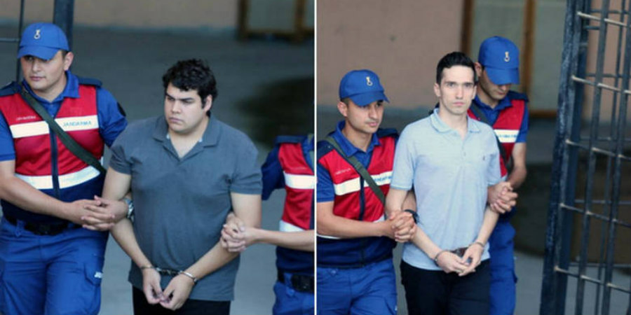 Ελεύθεροι οι δύο Έλληνες στρατιωτικοί που κρατούνταν στην Τουρκία