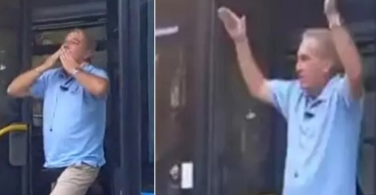 Οδηγός λεωφορείου στη Ρόδο άφησε το τιμόνι και άρχισε το τσιφτετέλι - Δείτε τον χορό που γίνεται viral