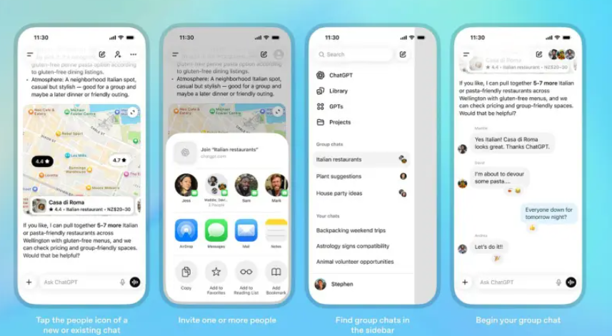 Τα group chats του ChatGPT κυκλοφορούν παγκοσμίως - Δείτε πως λειτουργούν
