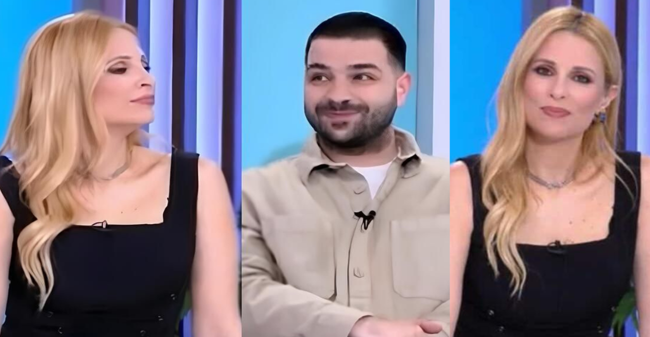 Το «δολοφονικό» βλέμμα της Αριστοτέλους στον Χάρη Παπαθεοχάρους - Τι της είπε και τον «κάρφωσε» στα μάτια - VIDEO