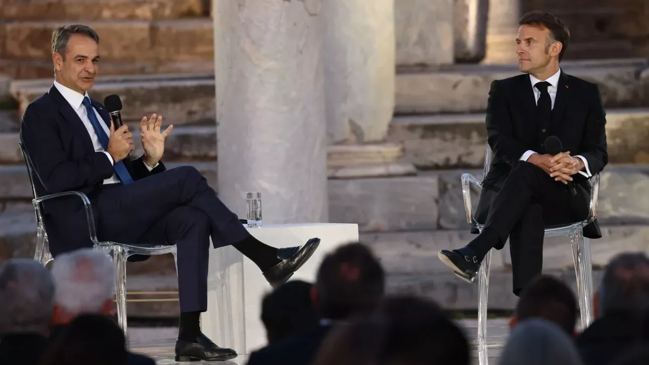 Μητσοτάκης σε Μακρόν: «Αυτό που κάναμε με την Κύπρο ήταν gamechanger, στηρίξαμε κράτος-μέλος την ώρα της απειλής»