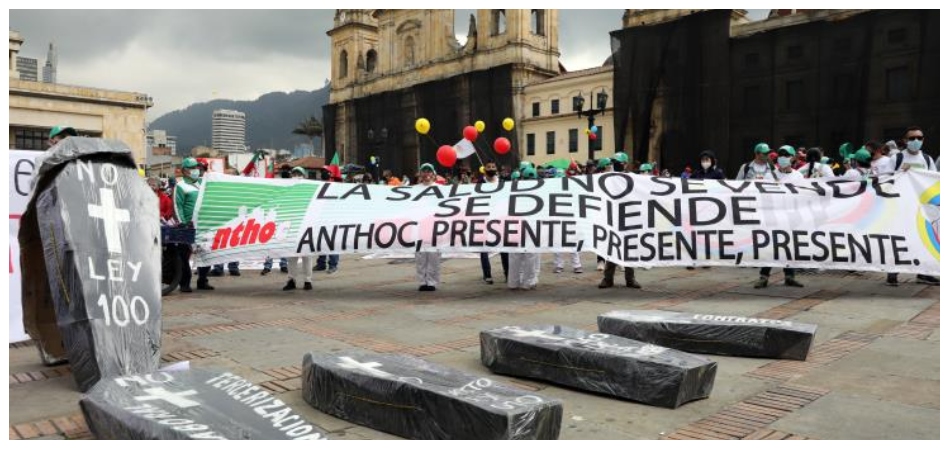 Κινητοποιήσεις στη Κολομβία εναντίον της πολιτικής του Προέδρου Ιβάν Ντούκε