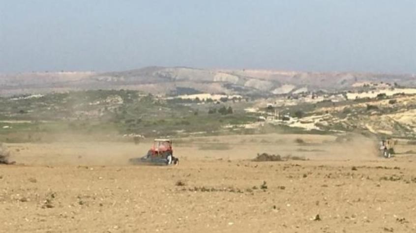 Τριάντα Τούρκοι στρατιώτες εκφόβισαν γεωργό στην νεκρά ζώνη 