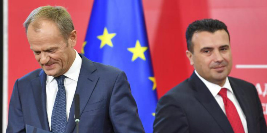 Έναρξη ενταξιακών διαπραγματεύσεων με Σκόπια και Τίρανα ζητούν Τουσκ, Σασόλι, Γιούνκερ και Φον Ντερ Λάιεν