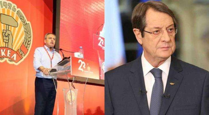 Αγκαλιά με τον Νίκο Αναστασιάδη ο ΓΓ του ΑΚΕΛ στην κηδεία της Καίτης Κληρίδου – Δείτε φωτογραφίες