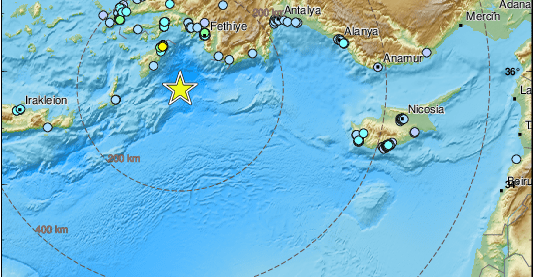 Ισχυρός σεισμός ταρακούνησε την Κύπρο - Έγινε αισθητός σε διάφορες περιοχές 