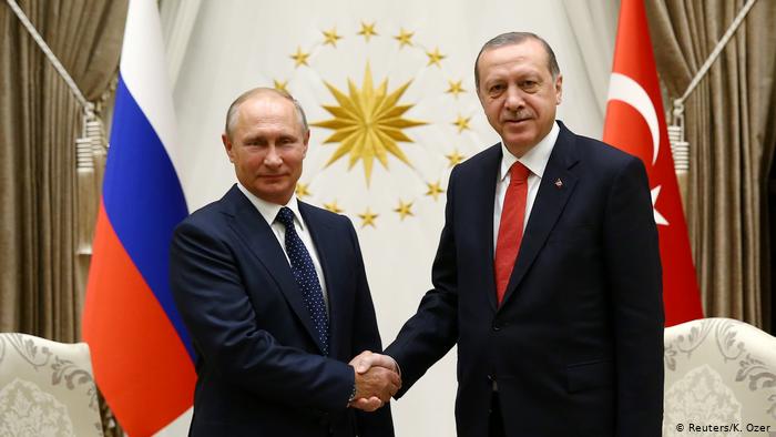Τηλεφωνική επικοινωνία Ερντογάν - Πούτιν