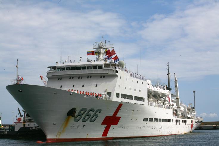 Κινεζικό ναυτικό πλοίο- νοσοκομείο στη Βενεζουέλα, που βιώνει μια άνευ προηγουμένου κρίση 