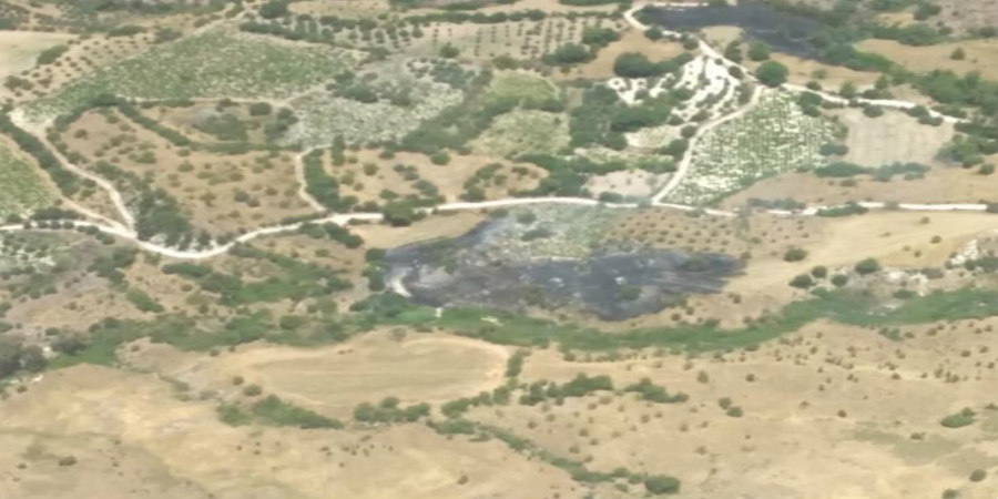 ΠΑΦΟΣ: Υπό πλήρη έλεγχο τέθηκε δασική πυρκαγιά σε περιοχή της κοινότητας Δρούσειας