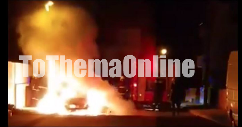 ΛΕΜΕΣΟΣ: Τυλίχθηκε στις φλόγες αυτοκίνητο 39χρονης- VIDEO