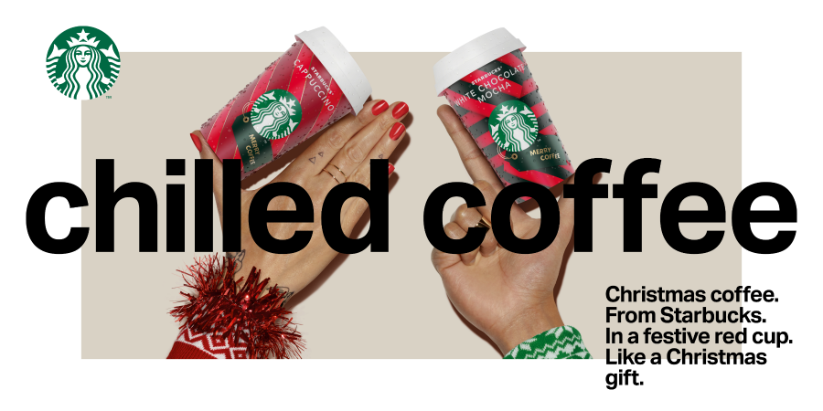 Οι δύο αγαπημένες γεύσεις Starbucks Ready To Drink, διαθέσιμες και φέτος τα Χριστούγεννα! 