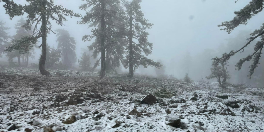 Λευκό χειμωνιάτικο σκηνικό σε ορεινές περιοχές - Δείτε τις πρώτες μαγευτικές φωτογραφίες