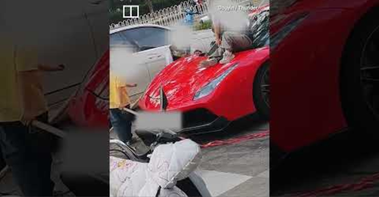 ΒΙΝΤΕΟ: Παιδιά έκαναν τσουλήθρα σε Ferrari 500.000 ευρώ – H αντίδραση του ιδιοκτήτη